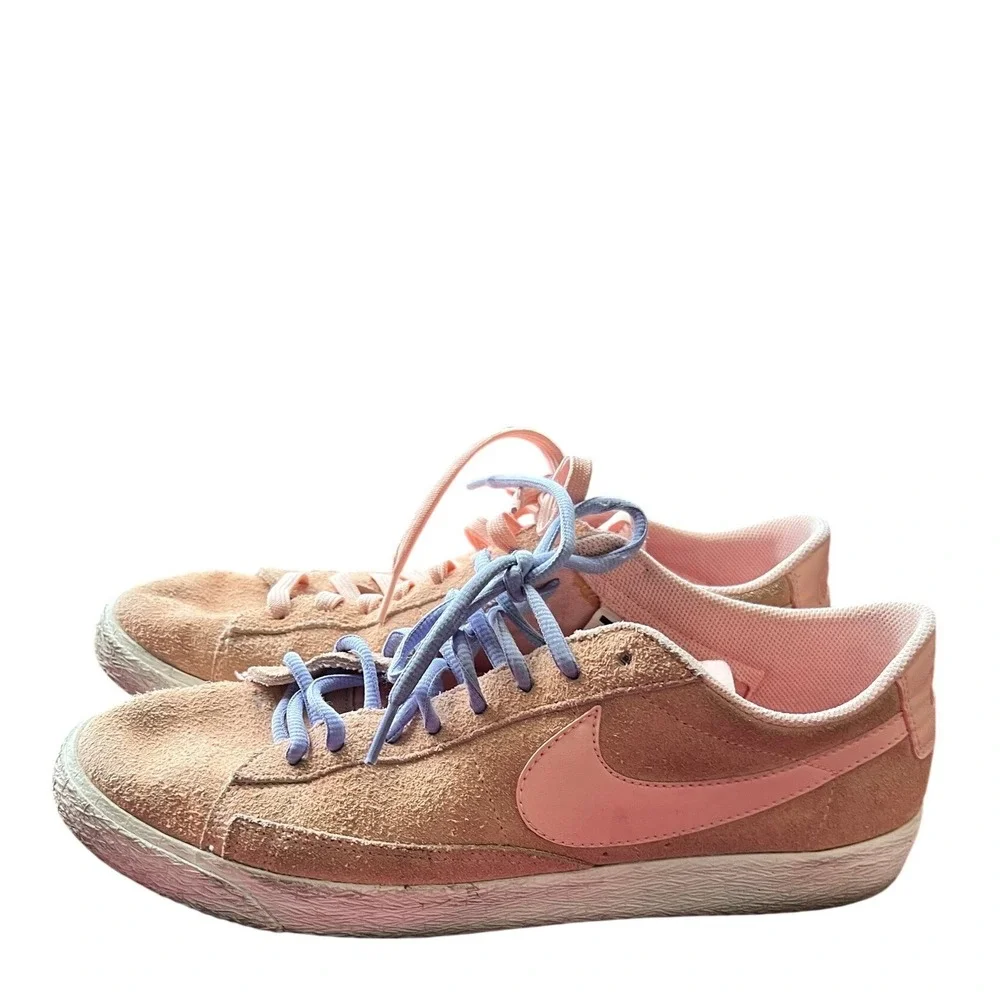 Nike Blazer Low Vintage artic suede Pink Mens Shoes Size‎ 12 Retro